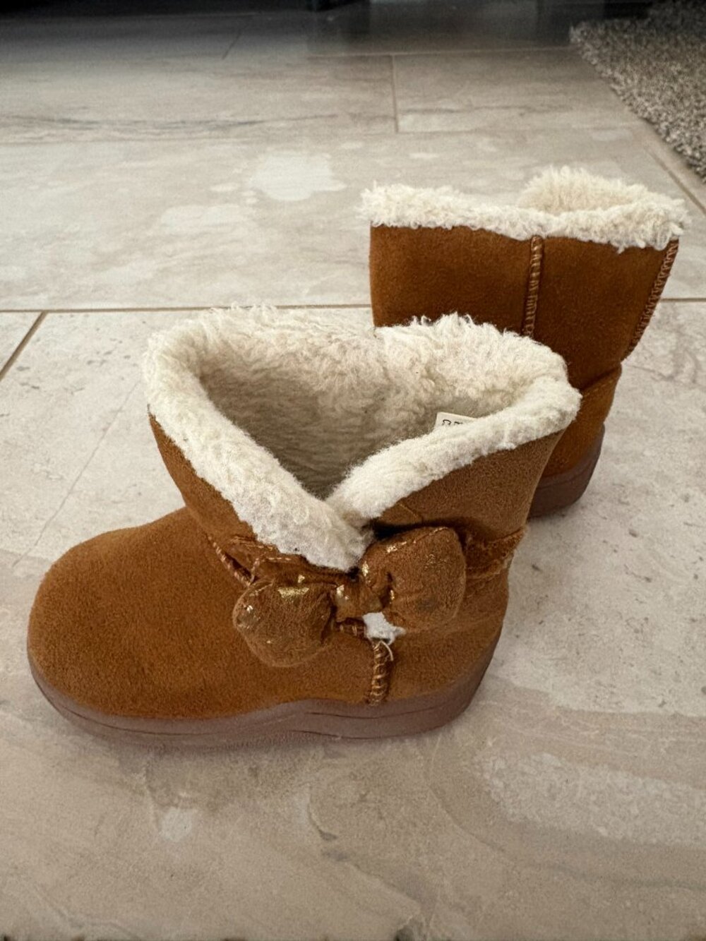 Garanimals brown suede-like boots, size 3
